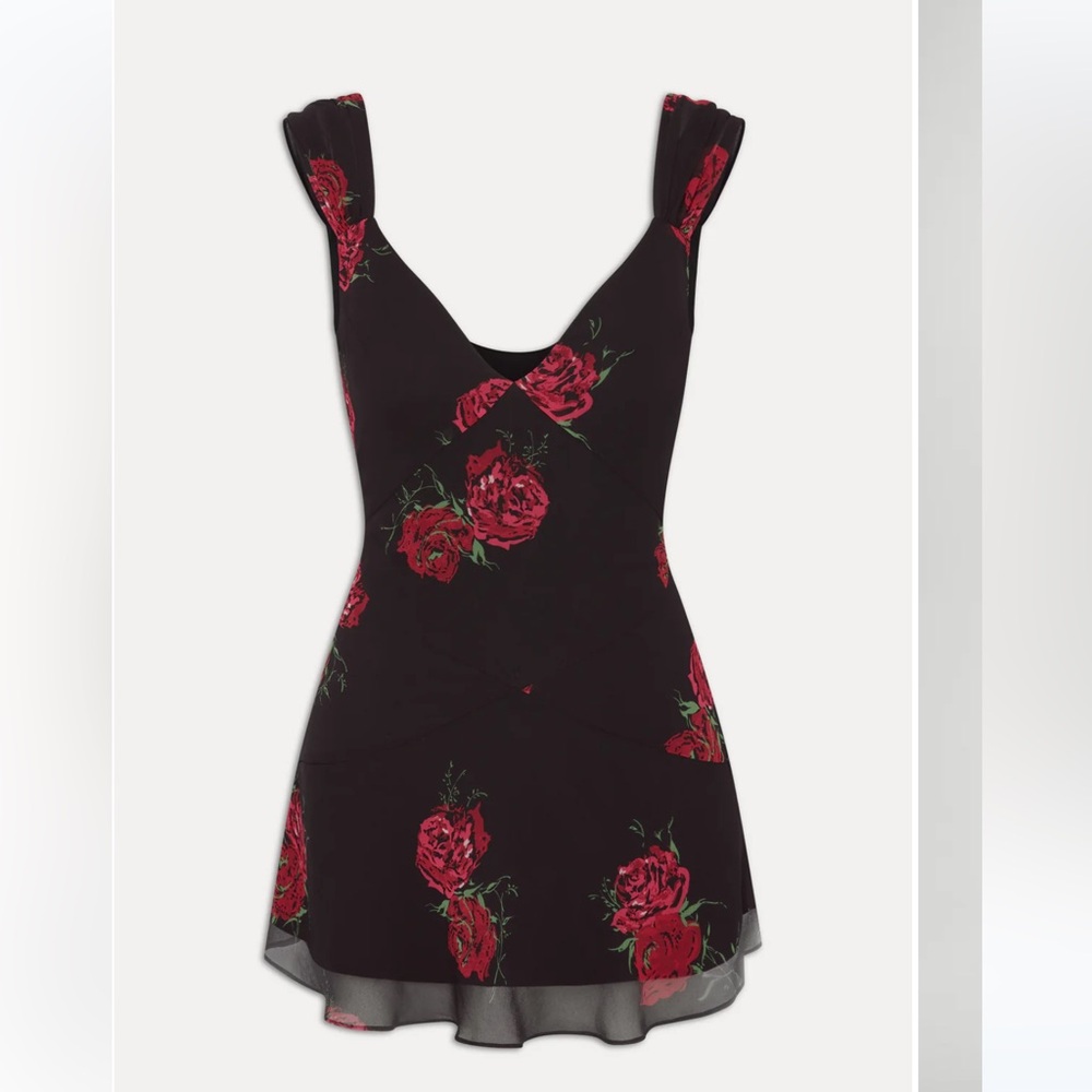 Frankie’s Bikinis Chiffon Mini Dress - Picture 3 of 5